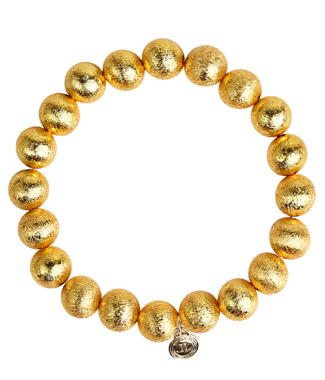 Georgia Gold Bracelet 10mm Beads