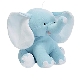 Blue Elephant Plush