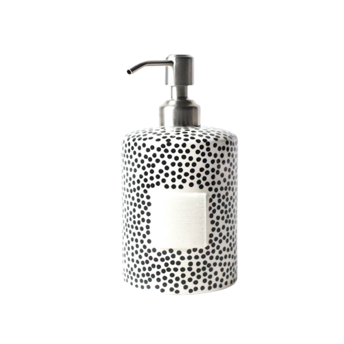 Black Dot Mini Soap Pump