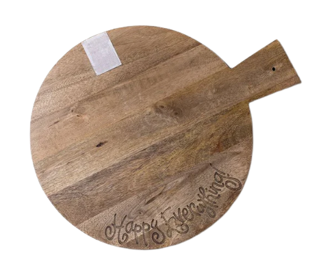 Wooden Happy Everything Serving Board, Large
