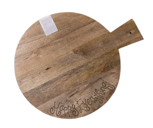 Wooden Happy Everything Serving Board, Large