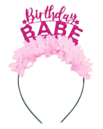 Birthday Babe Headband Crown