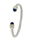 Nouveau Small Wire Cuff Bracelet, Indigo