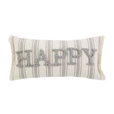 Happy Tufted Pillow