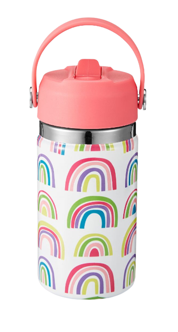 Over The Rainbow 12oz Bottle with Straw Cap