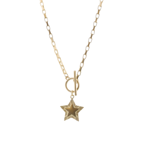 Raised Star Necklace