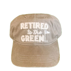 To The Green, Gray Adjustable Hat