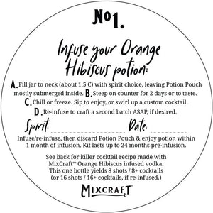 Orange Hibiscus Spirit Infusion Kit