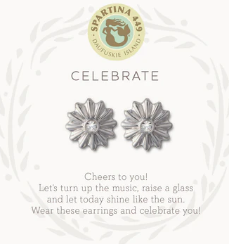 Sea La Vie Stud Earrings: Celebrate