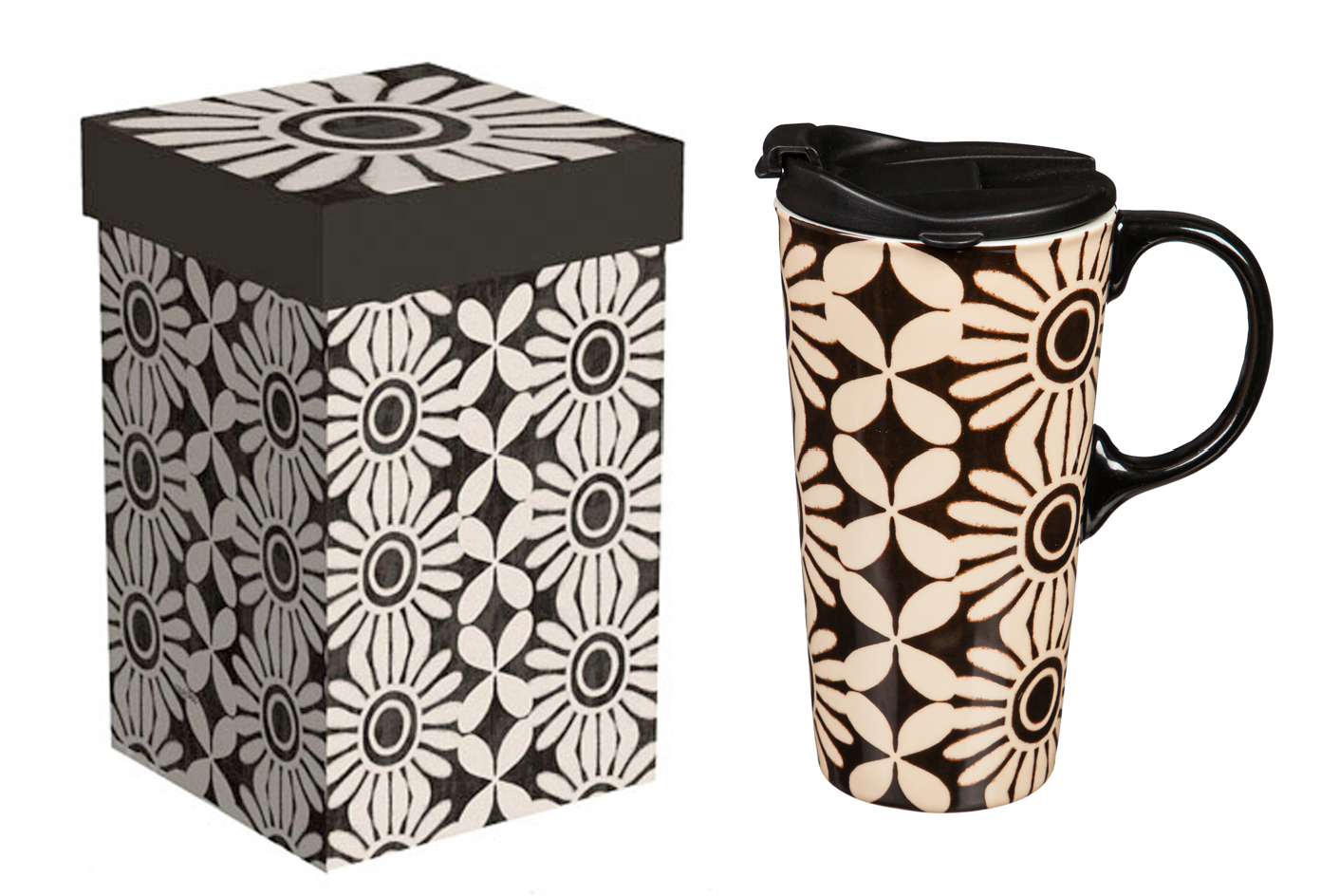 Ceramic Travel Mug With Box, 17 oz