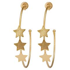 Silvinia Hoops with Stars