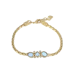 JM Single Strand 3 Stone Opal Bracelet