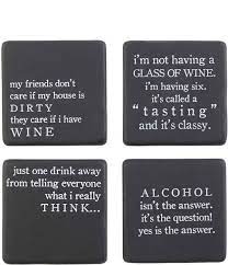 Wine Coasters, Tasting